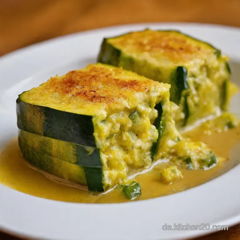 Überbackene Zucchini Rezept Herzhaft gefüllt wie bei Mutti