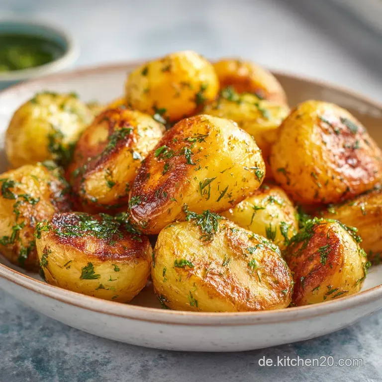 Rezept mit Gekochten Kartoffeln und Kr&auml;utern