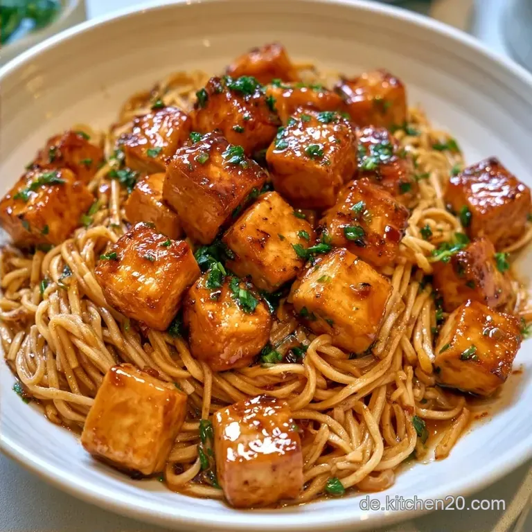 Knusprige Gem&uuml;senudeln Mit Tofu