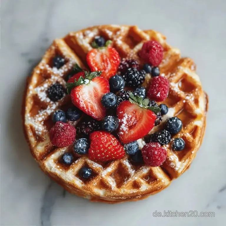Gesunde Dinkelwaffeln: Knusprig und Locker