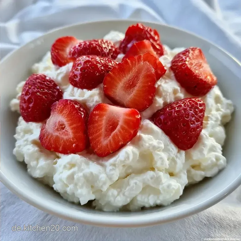 Gesundes Erdbeer Dessert Ohne Zucker: Cremiger Quark-Traum