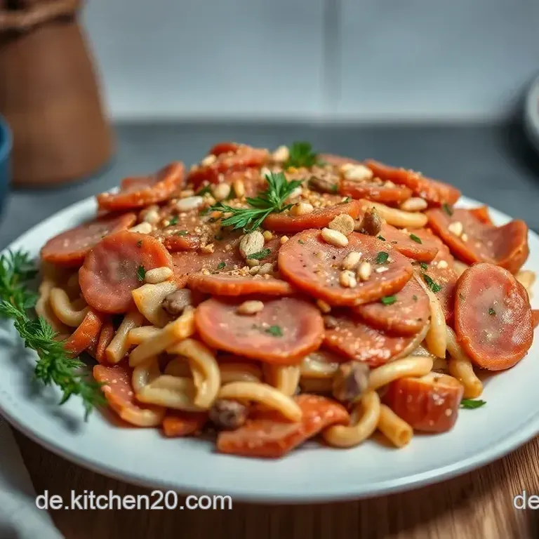 Glutenfreie Pinsa mit Pistazienpesto & Mortadella