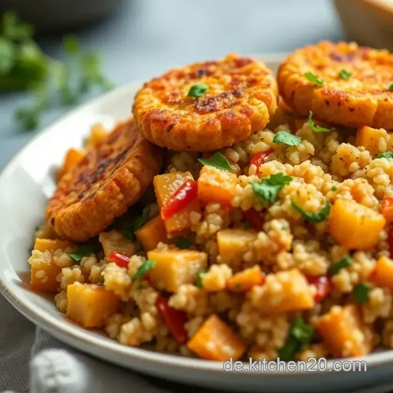 Glutenfreie Quinoa-Kartoffel-Kroketten Mit Chili-Kick presentation