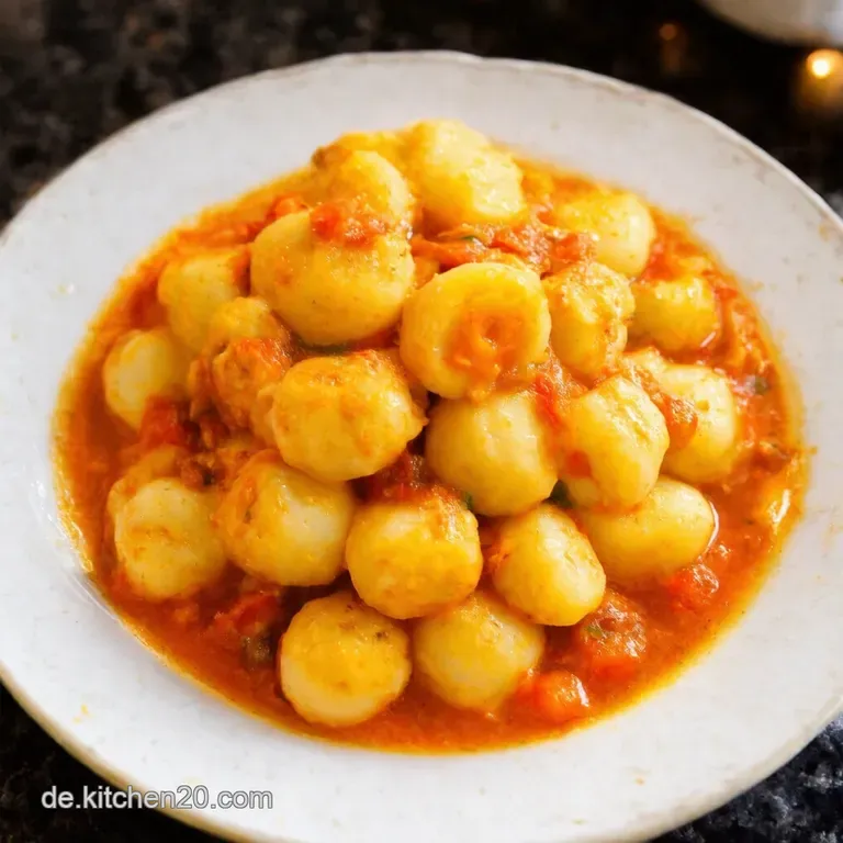 Gnocchi Mit Cremiger Paprikafrischk&auml;seso&szlig;e presentation