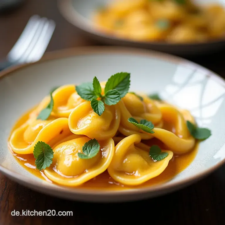 Goldener EigelbNudelteig Der RavioliTraum