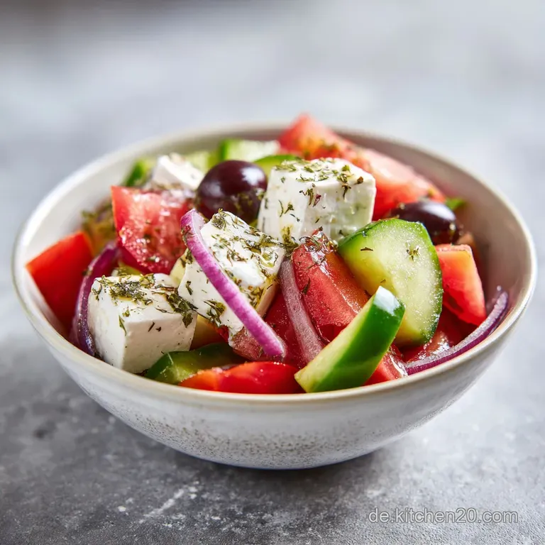 Griechischer Bauernsalat: Original und Erfrischend
