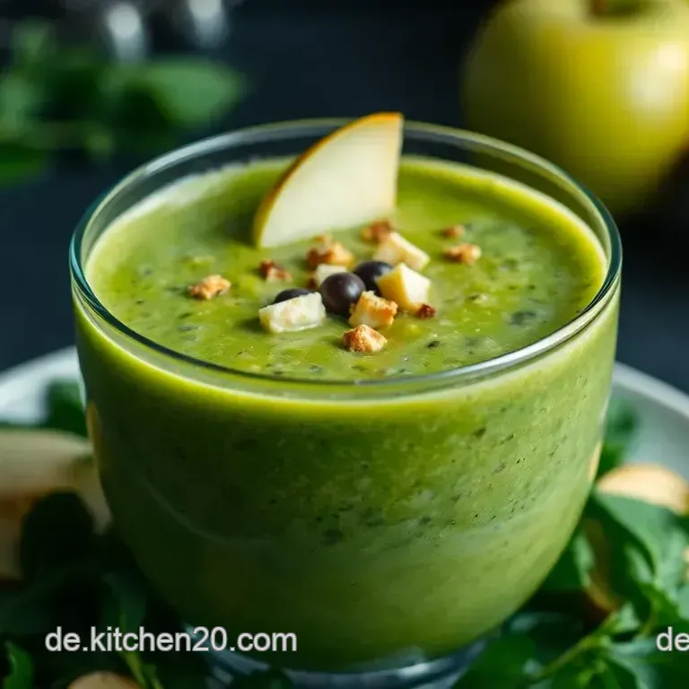 Gr&uuml;ner Detox-Smoothie zur sanften Reinigung