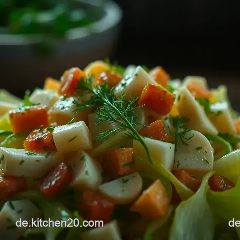 Gurkensalat mit cremigem Sahne-Dressing