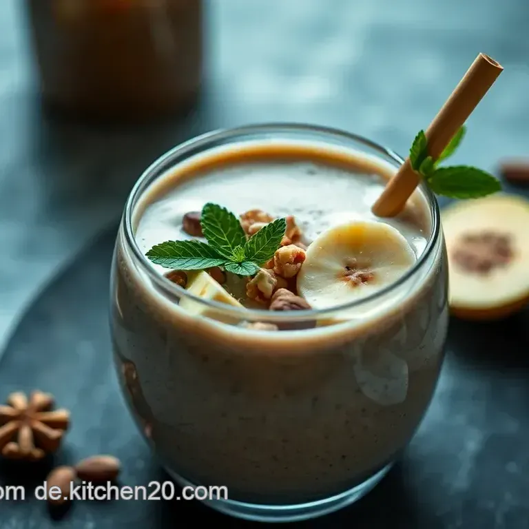 Haferkleie-Nuss-Smoothie: Power-Fr&uuml;hst&uuml;ck f&uuml;r Genie&szlig;er