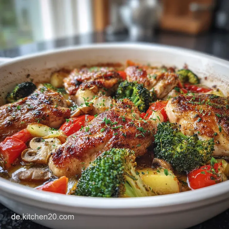 H&auml;hnchen Gem&uuml;se Pfanne mit Reis