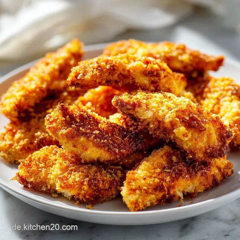 Knusprige H&auml;hnchen-Tenders aus dem Ofen