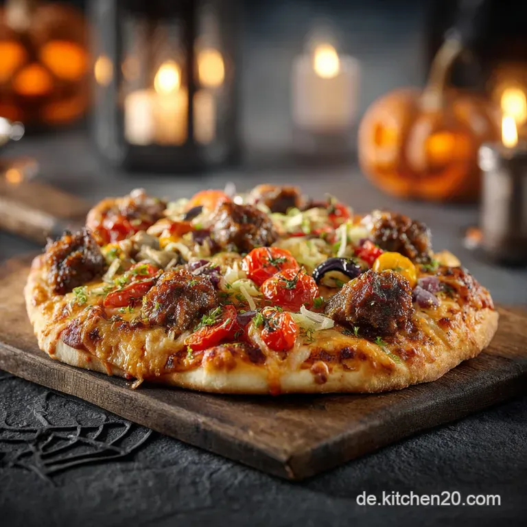 Halloween PizzaS&auml;rge: Schaurig-sch&ouml;ne Mumien-Snacks f&uuml;r das Buffet