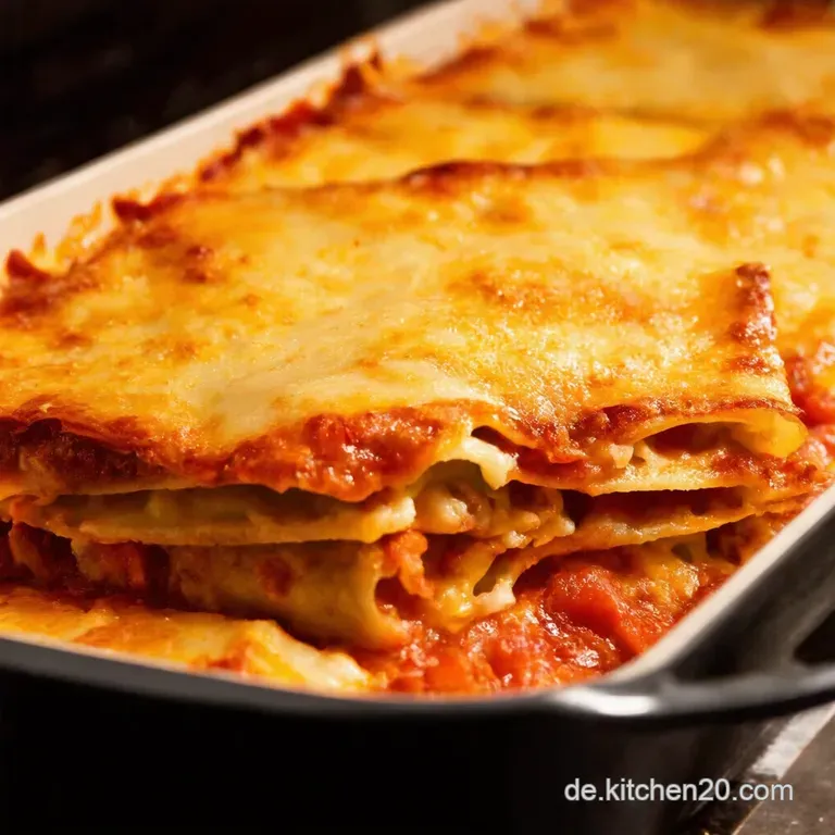 Hausgemachte Lasagne Mit Frischen Lasagnebl&auml;ttern presentation