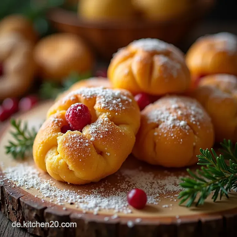 Hefeschmalzkuchen Vom Weihnachtsmarkt Der Klassiker Mit Extra Fluff presentation
