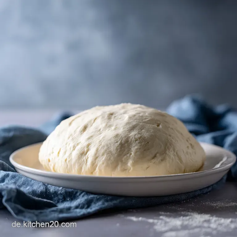 Warm slices of airy, yeasted sheet cake topped with colorful fruit, powdered sugar, arranged beautifully on a white plate.