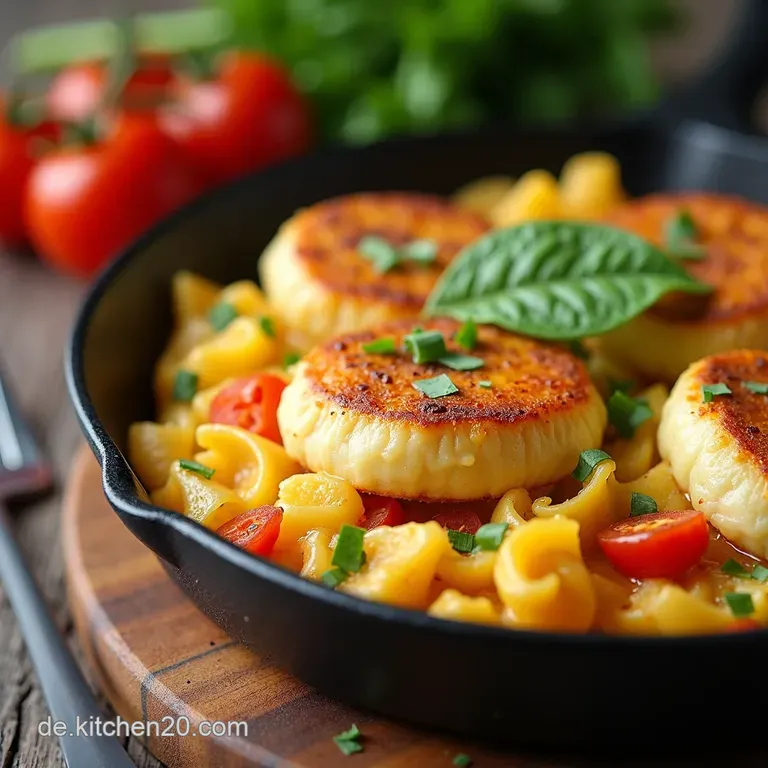 Herzhafte H&auml;hnchenBrokkoliGratinpfanne