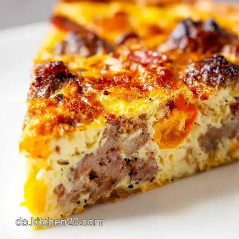 Herzhafte Lauch-Quiche Mit Speck Und K&auml;se presentation