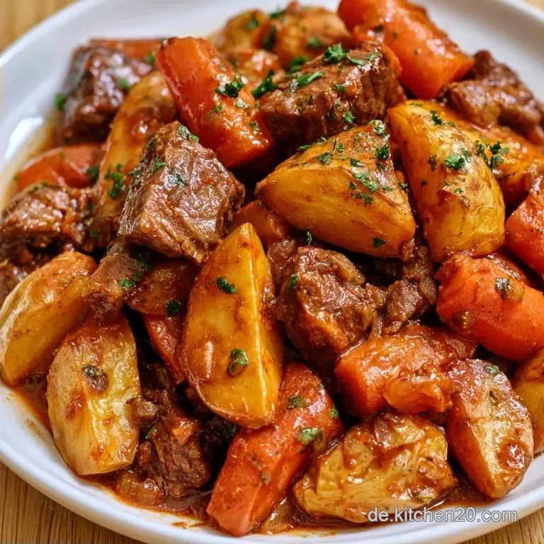 Herzhafter Kartoffeltopf aus dem Dutch Oven