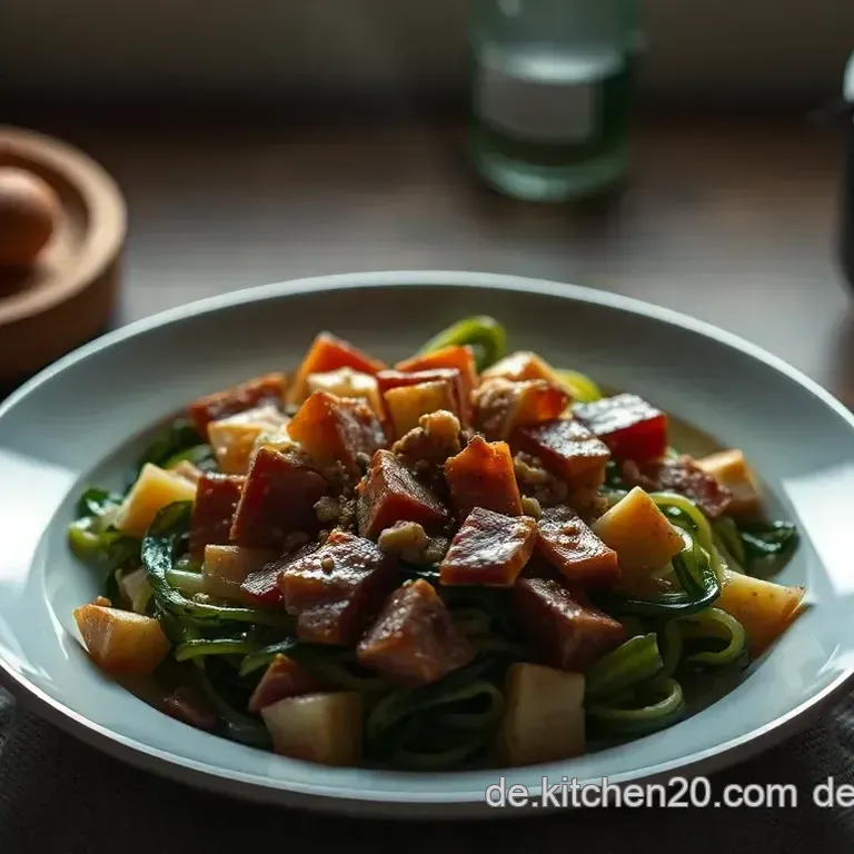 Herzhafter Rosenkohl mit knusprigem Speck und Waln&uuml;ssen
