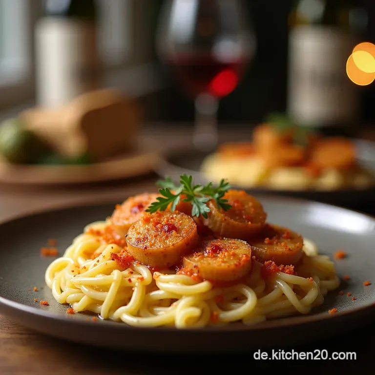 WaldmeisterTraum Herzhaftes Pilzgulasch mit Majoran und einem Schuss Rotwein
