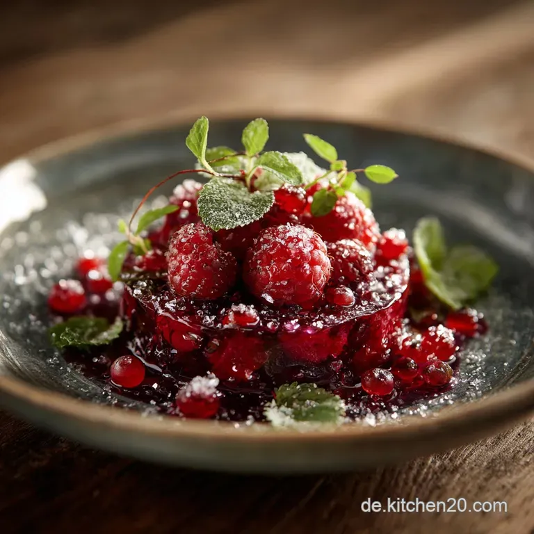 Himbeerlik&ouml;r Mit Glitzer Funkelnder Fruchttraum Blitzschnell Gemacht presentation