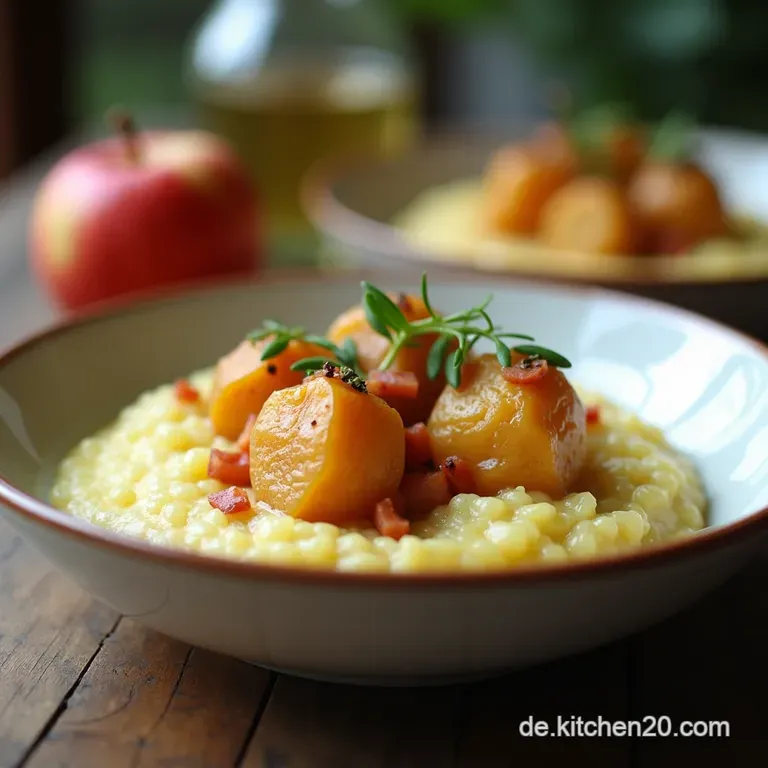 Himmel Erde Kartoffelwerkstatt f&uuml;r cremiges P&uuml;ree und krosse Blutwurst
