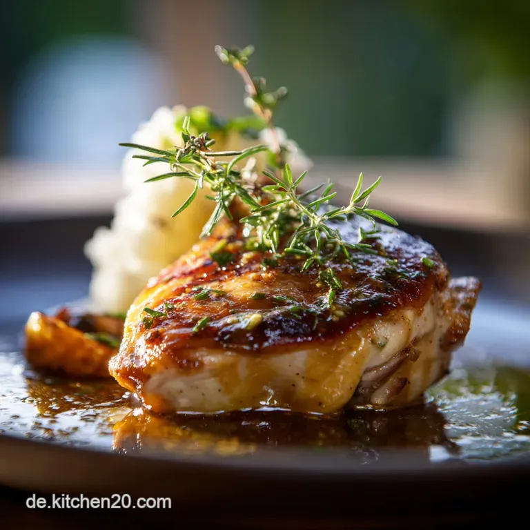 HonigSenfH&auml;hnchen mit Reis: Goldenes Feierabend-Gl&uuml;ck in nur 40 Minuten