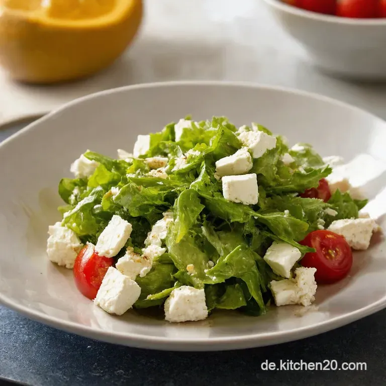 Horiatiki Griechischer Bauernsalat Mit Feta presentation