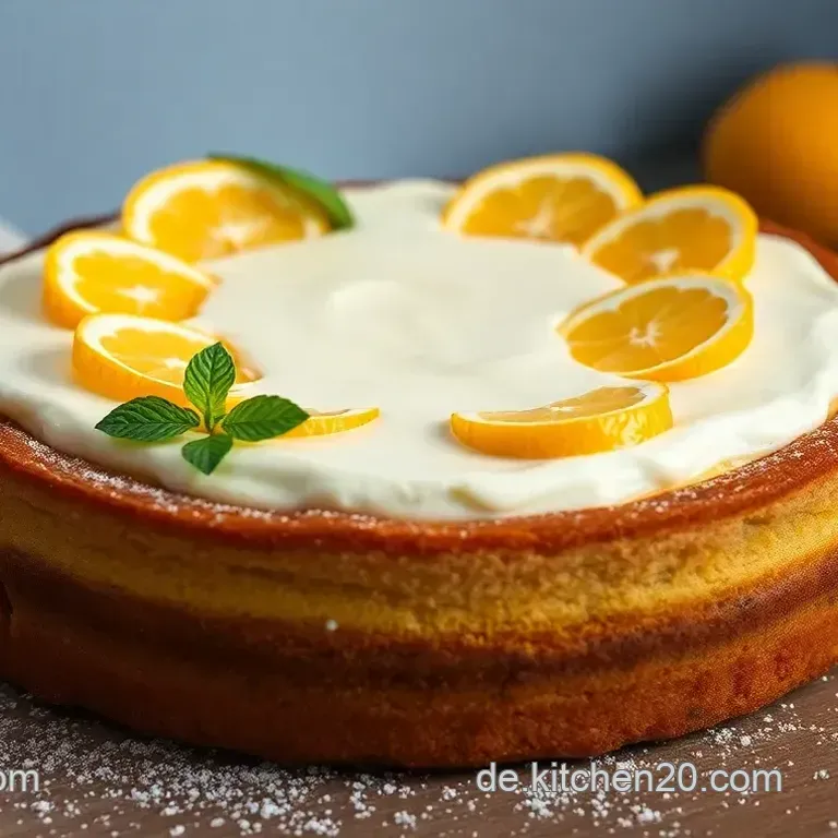 Italienische Zitronen-Torte mit Mascarpone-Creme