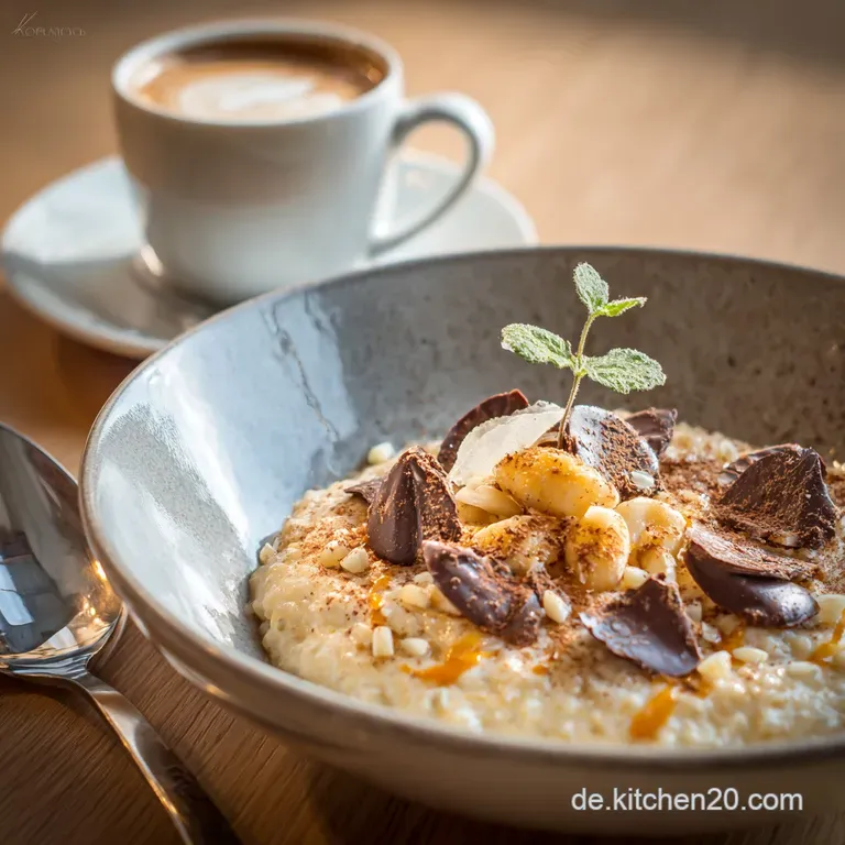WachmacherTraum Luxus KaffeePorridge mit Schokolade Salzn&uuml;ssen