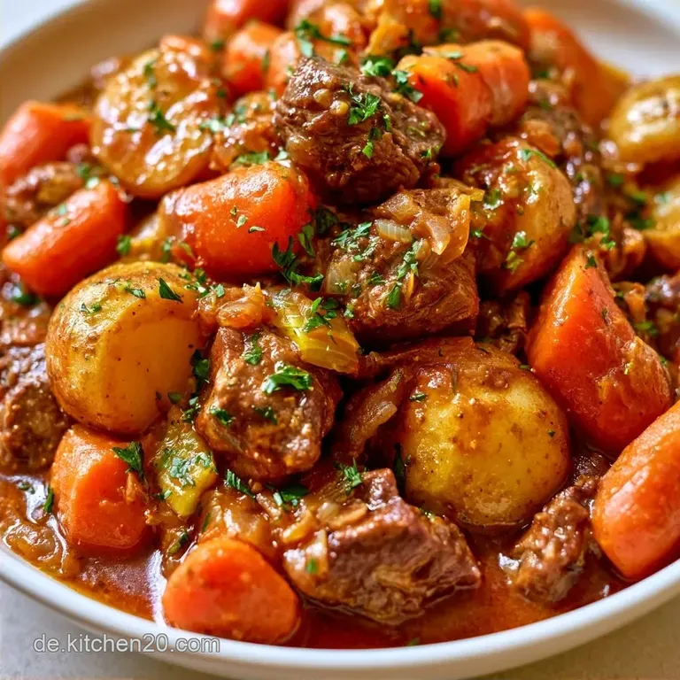 Kartoffel-Fleisch-Topf mit Rindernacken