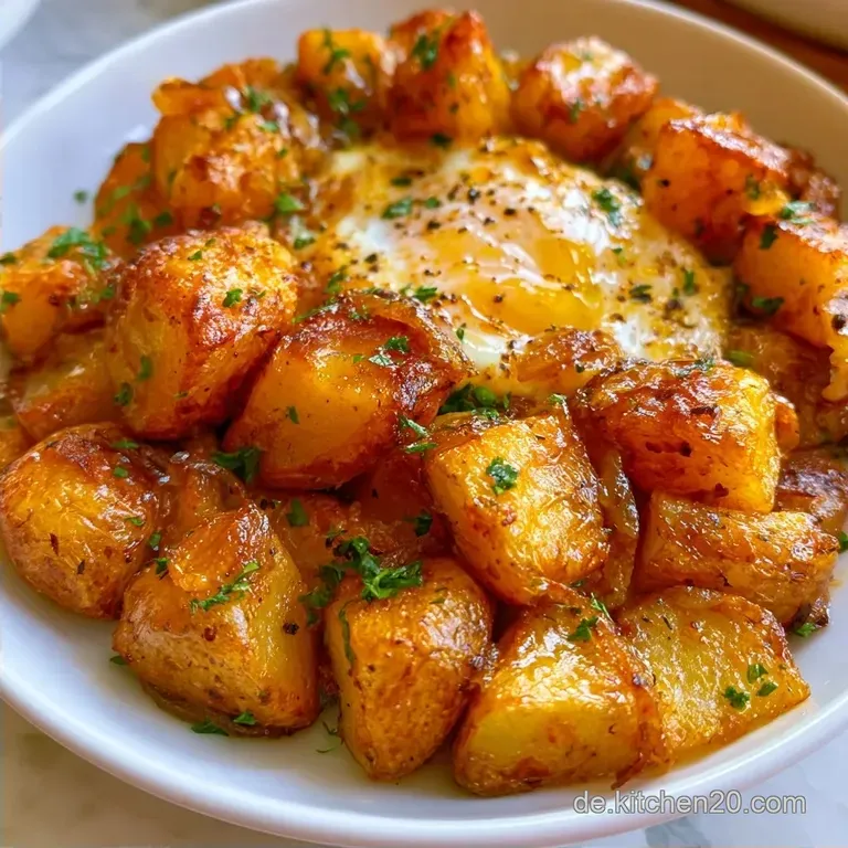 Knusprige Kartoffeln mit Spiegelei
