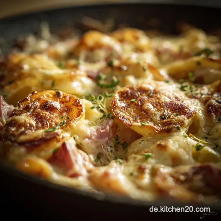 K&auml;seSchinkenMakkaroniAuflauf: Der herzhafte cremige Seelenw&auml;rmer