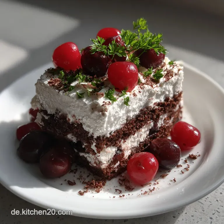 Ein Hingucker Schwarzwlder Kirschtorte ohne Zucker: Ein Genuss
