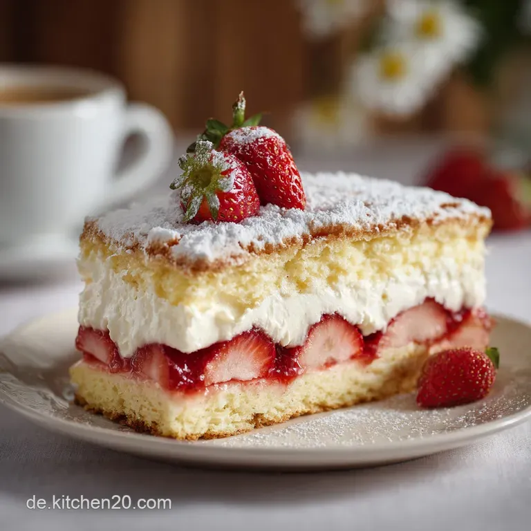 Erdbeer Biskuitkuchen: Das Einfache Rezept F&uuml;r Den Luftig-Leichten Sommergenuss presentation