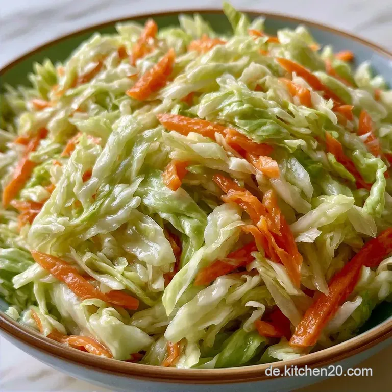 Klassischer Krautsalat mit Spitzkohl