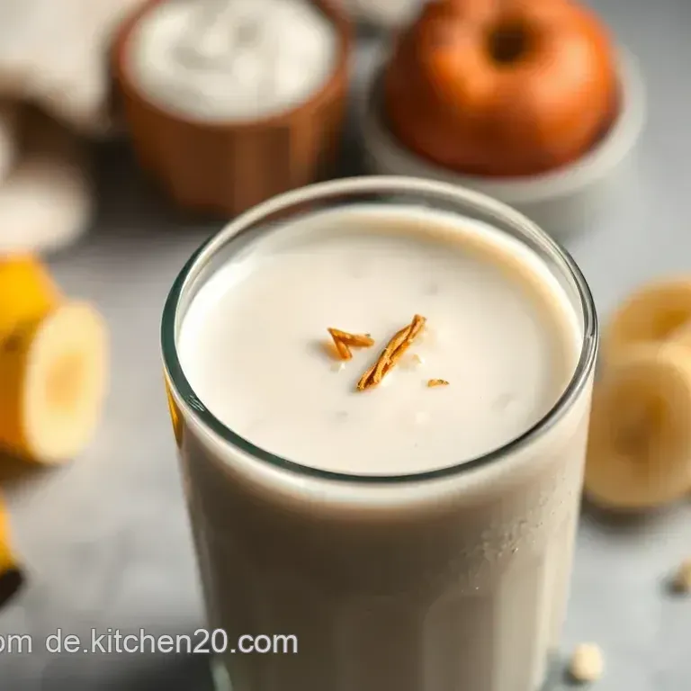 Klassischer Milch Bananen Shake: Der perfekte Genuss f&uuml;r jede Gelegenheit
