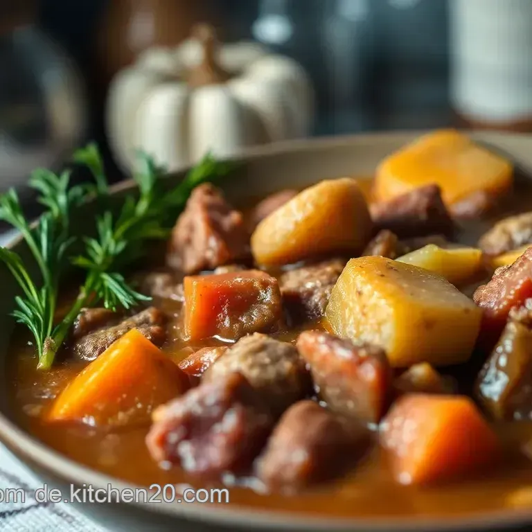 Klassisches Hirschgulasch für die kalte Jahreszeit