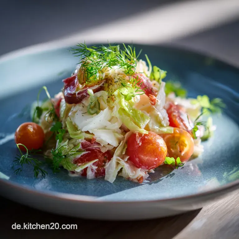 Krautsalat: Der Knackige Klassiker Nach K&uuml;chenchef-Art presentation