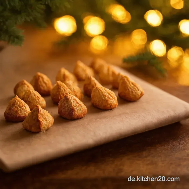 Knusprige Bl&auml;tterteig Tannenb&auml;umchen presentation