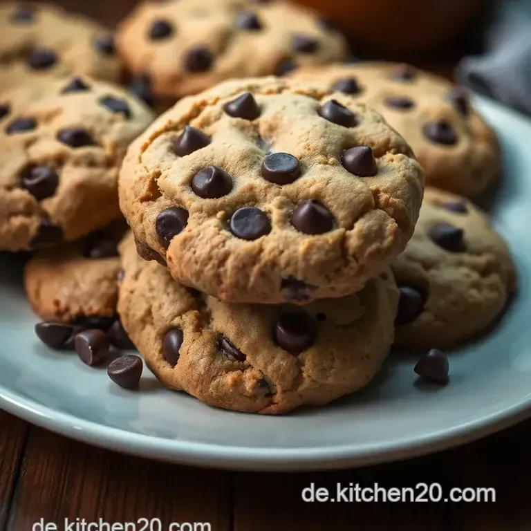 Knusprige Glutenfreie Chocolate Chip Cookies presentation
