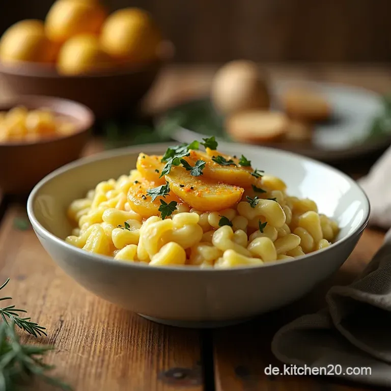 Knusprige Kartoffelkichererbsenbowl Mit Cremigem Kr&auml;uterdressing presentation