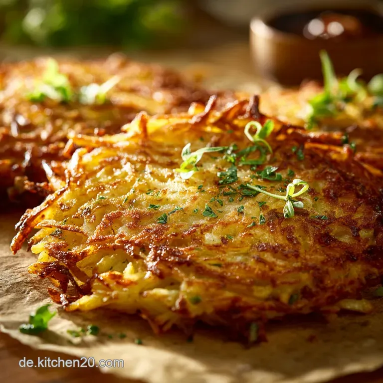 Kartoffelr&ouml;sti: Das Geheimnis Knuspriger Goldener Kartoffelpuffer presentation
