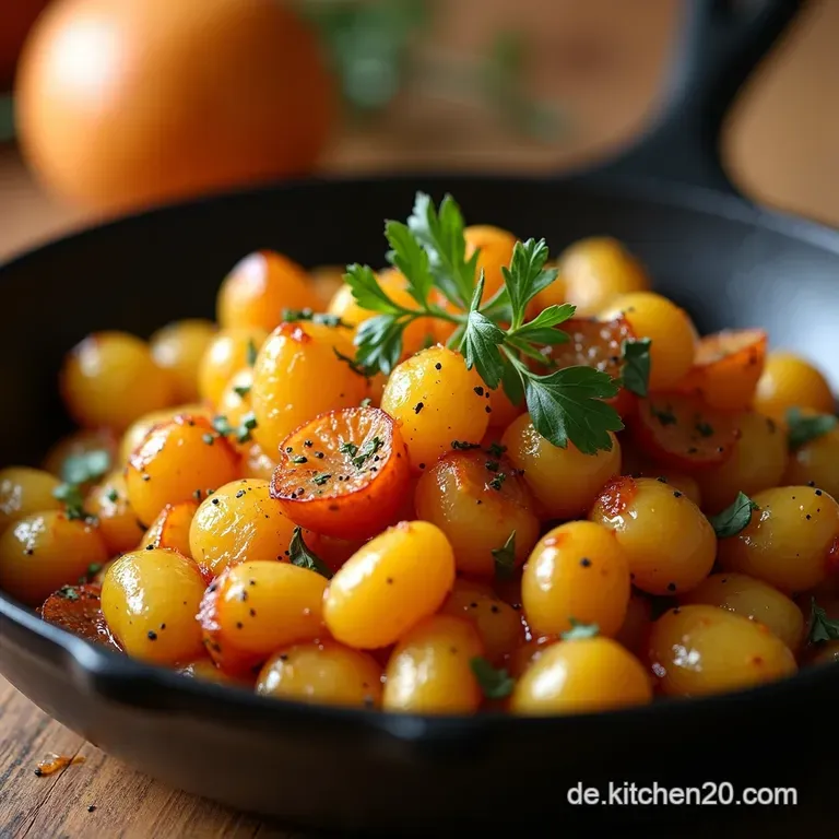 Knusprige K&uuml;rbispommes Aus Dem Ofen presentation