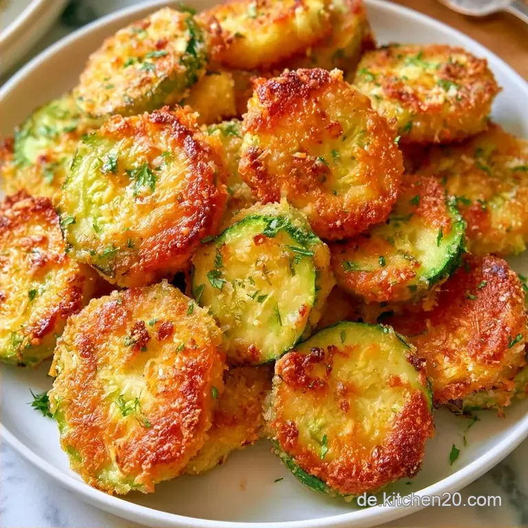 Knusprige Ofenzucchini mit Parmesan