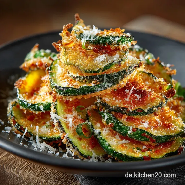 Crispy ParmesanGemüseChips Der ZucchiniTrick für den perfekten Crunch