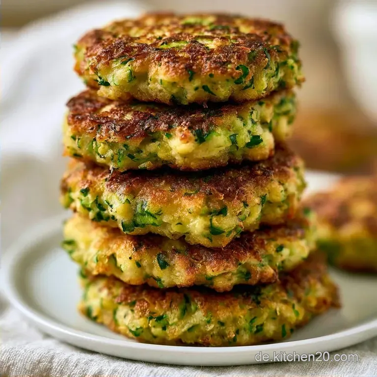 Knusprige Zucchini-Puffer mit Parmesan