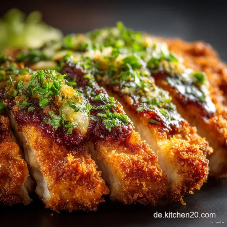 Knuspriges Hähnchen Katsu Perfektes Japanisches Schnitzel PankoKruste