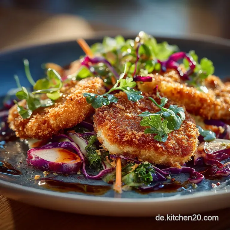 Knusprige Kohlrabischnitzel Das beste vegetarische Rezept mit Panko