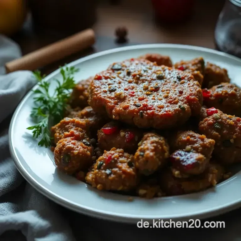 K&ouml;fte Gew&uuml;rz: Die Perfekte Gew&uuml;rzmischung F&uuml;r Saftige T&uuml;rkische Frikadellen presentation